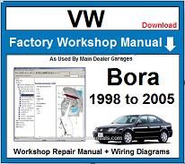 VW Bora Service Repair Workshop Manual
